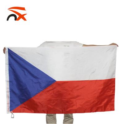 China 100% National Flag Polyester Good Quality Professional Printing 3*5ft Flying National Flags Czech Countries Flags for sale