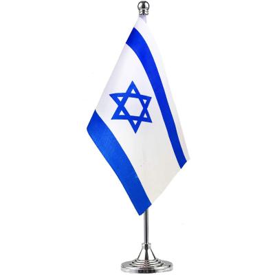 China FLY Israel Israeli Table Flag, Desk Flag, International World Country Flags Banners for sale