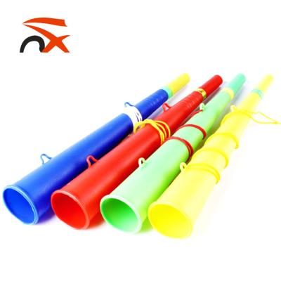 China Hot Selling Loud Sound Maker Fans Straight Horn Fans Cheering Bulk Vuvuzela Horn For Football Game for sale