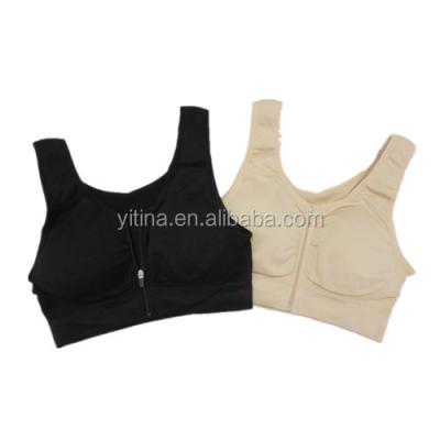 China Plus Size New Arrivel As Seen On TV Zipper Genie Front Closure Padded Women Sport Bra for sale