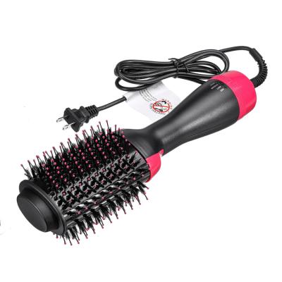 China Dropshipping High Quality Ionic 3 in1 Styling Hot Hair Straightener One Stage Hair Dryer Volumizer Airbrush Hair Dryer Brush for sale