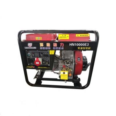 China HN8000 6kw 220v electric portable motor diesel generators for sale