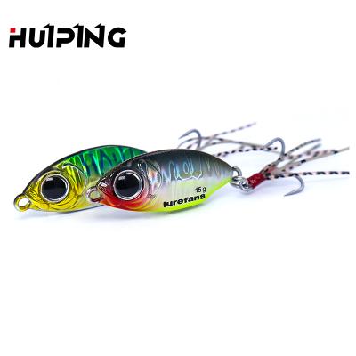 China ABS Plastic Winter Jig Lure 10g 15g Metal Jig Deep Possibility Super Fishing Sinking Jig Hard Bait Saltwater Lead Fishing Lure Artificial Bait for sale