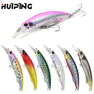 China PESCA Sinking HUIPING 92mm Fishing 40g ABS Plastic Minnow Lure Bait Hard Plastic Wobbler Fishing Bass Minnow Fishing Lure Hard Sea Bait for sale