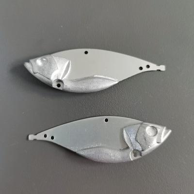 China ABS Plastic Huiping VIB Unpainted Metal Lure Metal 11g 58mm Casting Fishing Spinner Empty Vibration Lures Glitter Bait Hard Body for sale