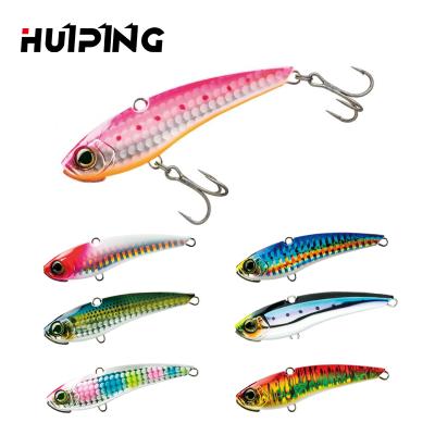 China ABS Metal Jig Bait Spoon Vibe 65mm Plastic Spinner 20g Bait Bass Fishing Lures Metal VIB Jig Spoon for sale