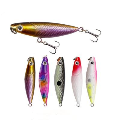 China OEM Plastic Mini Floating Pencil Fishing Lures ABS Factory 45mm 1.9g Hard Bait Small Artificial Pencil Bait Dog Walking for sale