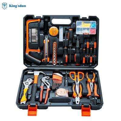 China Kingsdun 102pcs High Quality Home Use Repair Tool Kit Household Repair Craftsman Toolkit Home DIY Tool Kit for sale