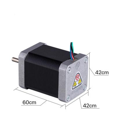 China Product Leadshine NEMA 17 Stepper Motor (42CM08) 60mm 0.8N.m Auto 2.5A 4 Lead For 3D Printer CNC Engraving Milling Machine for sale