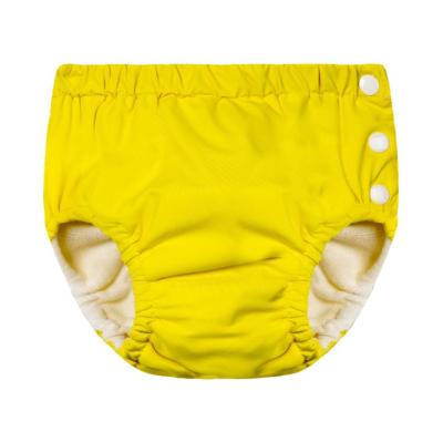 China Reusable Waterproof White Mesh Bounippy Printed Washable Swimming Diapers for sale