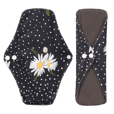 China Bounippy Best Breathable Wholesale Price Cloth Reusable Waterproof Sanitary Napkin Pads Organic Material Menstrual Pads for sale