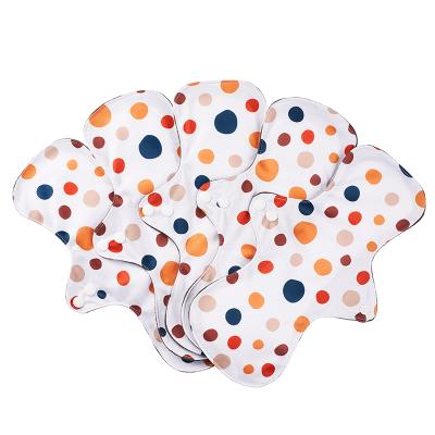 China Bounippy Breathable Organic Reusable Cloth Bamboo Sanitary Feminine Washable Menstrual Pads for sale