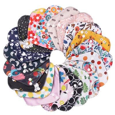 China Bounippy Bamboo Charcoal Breathable Woman Care Pads Sanitary Pads Washable Cloth Menstrual Pad for sale