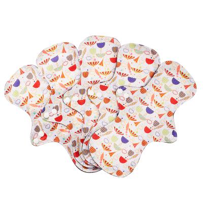 China Bounippy Breathable Reusable Cotton Menstrual Cloth Pads Washable Sanitary Napkins Reusable Menstrual Pad for sale