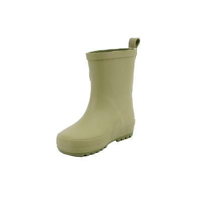 China Fashion Trend Matte Classic Comfortable Button Up High Quality Luxury Child Rain Boots Rubber Production Line for sale