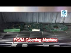 CE approved PCBA in line cleaning system with liquid wash DI water rinse and hot air dry process