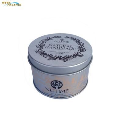 China Small round shape scented products tin metal can tin box for car air freshener / tin container for scented products storage for sale