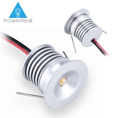 China Mini LED downlight1W,95LM,AC90-260V,DC12V,IP65,80Ra,color temperature :3000K,4000K,6000k,other light color:red,blue for sale