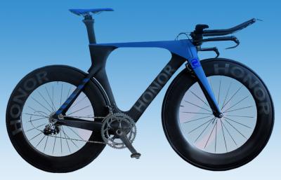 China Carbon Time Trial Bike Di2 Aerodynamic TT Bike Frame for 700c Wheelset for sale