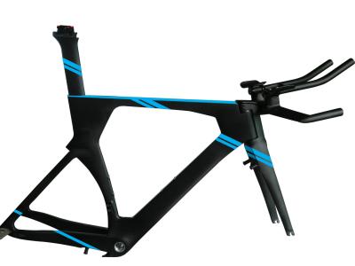 China UD Matte  / Gloss Carbon TT Bike Frame Gloss 45cm 49cm 52cm 54cm 56cm for sale