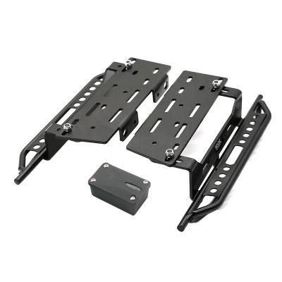 China RC Model KYX 1/10 RC Crawler Metal Side Step Guard Rock Slider Running Board for SCX10 Axial II Jeep Cherokee for sale