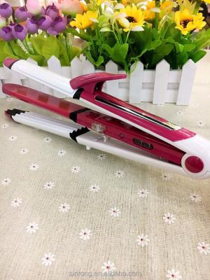 China Multifunctional 3 In 1 Professional Hair Straightener Hair Curler / Hesitate Iron 893 for sale