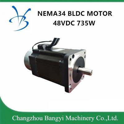 China NEMA34 86bl 48VDC 735W 2nm high speed Brushless DC Motor with Brake for sale