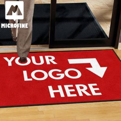 China 2021 Most Popular Custom Mat Doormat PVC PE Bag Bathroom Flannel Rectangle Adult Modern Washable Indoor All-Season for sale