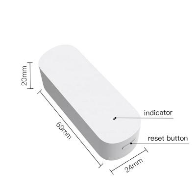 China Home Automation Home Safty Life Smart APP Tuya Zigbee Vibration Alarm Detector Remote Control Wireless Sensor for sale