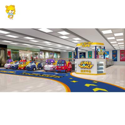 China Simulation Indoor Children's Simulation Fiberglass Indoor Children's Driving School Park Traffic City City Park Educational Children Traffic Project for sale