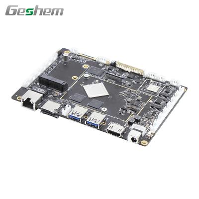 China High Quality Android RK3399 Mini Industrial DDR3 Motherboard Desktop CPU Lvds Computer Display Output for sale