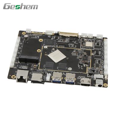 China OEM Android 4GB DDR3 Desktop Quad-Core RK3399 Quad-Core CPU Industrial Embedded Motherboards With Serial Port for sale