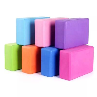 China Yoga Exercises Wholesale Factory Price Gym Equipment Home Eva Foam Soft Yoga Brick Yoga Block for sale