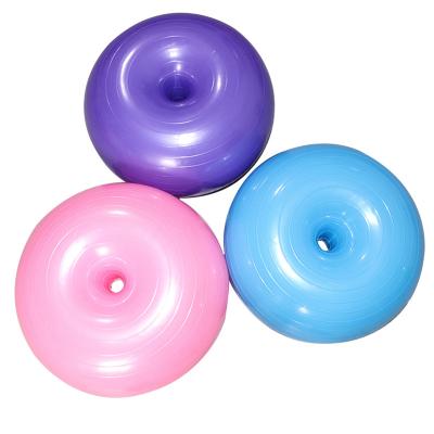 China Fitness Thickened PVC Yoga Balls Yoga Balance Exercise Ball Round 50cm for sale