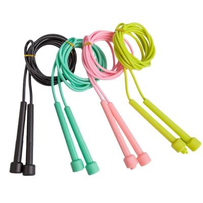 China PVC Fitness Kids Beginners Skipping Rope PVC Handles Jump Rope Plastic Adjustable Speed ​​Jump Rope for sale