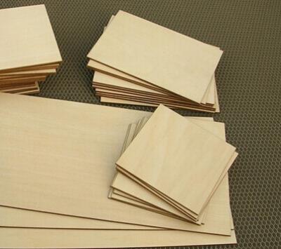 China wood pieces 200*250mm plywood laser cutting wood square pieces for sale