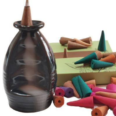 China Chinese Factory Hot Sale Backflow Incense Incense Waterfall Essential Backflow Incense Cones for sale