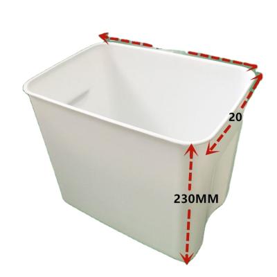 China Large Stackable Desktop Storage Bin Custom Plastic Basket Storage Box Sundries Basket for sale