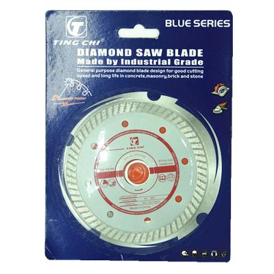 China Hot pressing TINT CHI DIAMOND SAW BLADE , COLD PRESS TURBO SUPER THIN DIAMOND SAW BLADE FOR CERAMIC CUTTING for sale