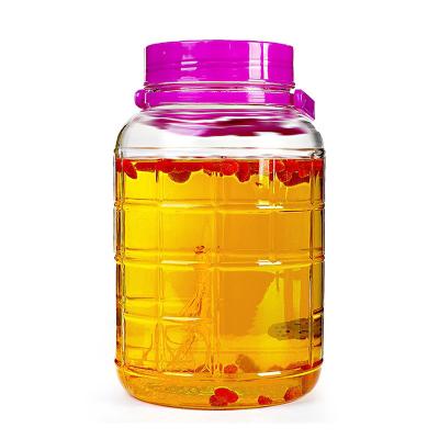 China Wholesale Freshness Preservation Kombucha Food Storage Canister Fermentation Glass Jar With Spit for sale