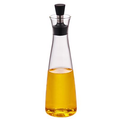 China New Design Food Borosilicate Glass Vinegar Heat Resistant Oil Bottles With Dropper for sale