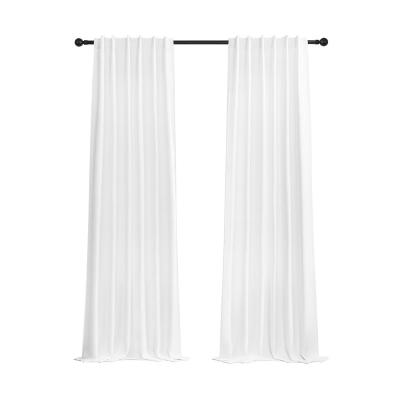 China Modern white ombre curtains premium fabrics feel soft and heavy suitable for living room hotel office acceptable customization for sale