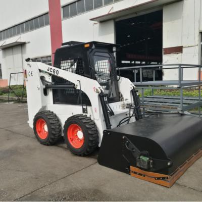 China Building Material Shops Diesel Engine Mini Skid Steer Loader 850KG for sale