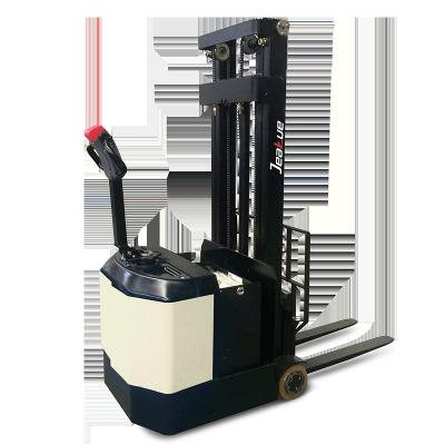 China Hotels 600kg Full Electric Pallet Stacker With Lifting Height 6000mm for sale