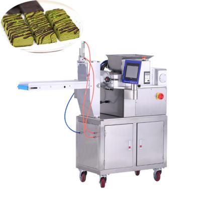 China Automatic snack factory low pricse small high performance stainless steel slicer cookie making machine for protein bar with retail for sale