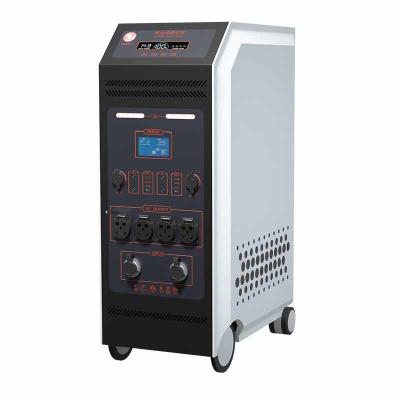 China High Capacity 6000Wh Mobile EV Charger Power Supply 220V Output MPPT 3 Hours for sale