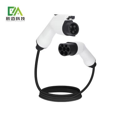 China 32A Cargador portátil ajustable de tres fases para vehículos eléctricos CEE Plug 22 kW en venta