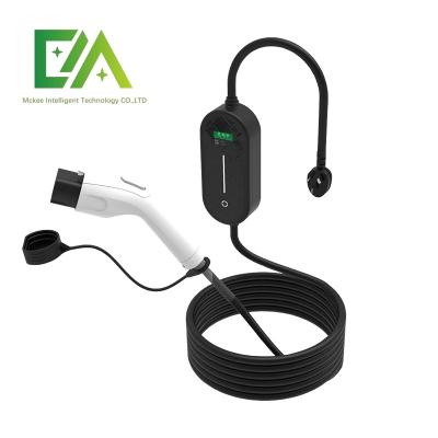 China Home Ev Car Accessories Mobile Type 2 Electric Car Home Ev Charger 32A 7Kw Level 2 Portable Charger For Electric Car for sale