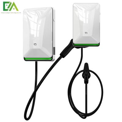 China 7KW 11KW 22KW Perla Blanca montado en la pared Vehículo eléctrico con un solo cañón en venta