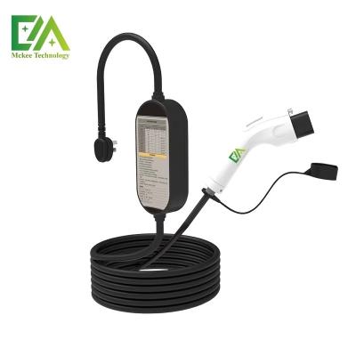 China 32A Carregador portátil de automóveis elétricos domésticos de 7 kW Acessórios de automóveis elétricos Carregador móvel de automóveis elétricos de tipo 2 à venda